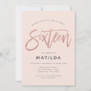 Recherche de princesse 16ans anniversaire invitations Chic