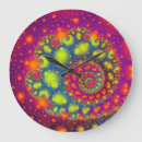 Recherche de fractale spirale horloges Coloré