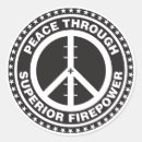 Recherche de symbole de puissance autocollants Paix