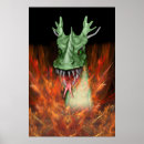 Recherche de tête de dragon posters Magique