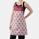 Recherche de motif de cerise tabliers Rose