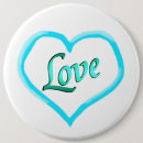 Recherche de coeur bleu badges Amour