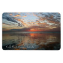 Recherche de nuages de coucher du soleil magnets Plage