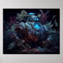 Recherche de rétro futuriste art Robots