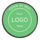Recherche de palets hockey Logo