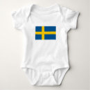 Recherche de suédois bébé vêtements Drapeau de la suède