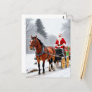 Recherche de chevaux neige cartes postales Équin