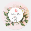 Recherche de coeur romantique autocollants Minimaliste