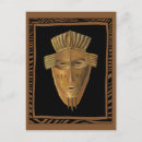 Recherche de masque tribal cartes postales Africain
