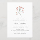 Recherche de roses fiançailles invitations Minimaliste
