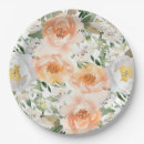 Recherche de fleur de pivoine assiettes en papier Élégant
