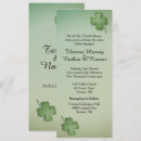 Recherche de gaélique invitations Shamrock