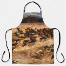 Recherche de cheval sauvage tabliers Illustration