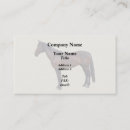 Recherche de profil cheval cartes visite Animal