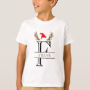 Recherche de lettre initiale tshirts Noël