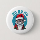 Recherche de noël de chat badges Drôle