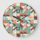 Recherche de motif mosaïque horloges Illustration