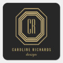 Recherche de art déco autocollants Monogramme