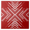 Recherche de flèche carreaux Rouge