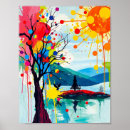 Recherche de arbres colorés posters Jaune
