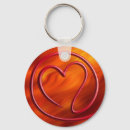 Recherche de rouge de coeur porteclés Symbole