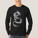 Recherche de dragon tribal tshirts Noir