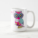 Zoek naar floral owl mokken Uil
