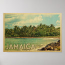 Recherche de la jamaïque posters Vintage