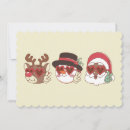 Recherche de renne père noël invitations Vintage