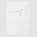 Recherche de fournitures invitations Minimaliste