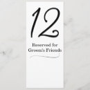 Zoek naar gereserveerd tafelkaarten Elegant