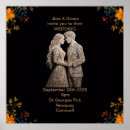 Recherche de argent et noir art Mariée et mariée