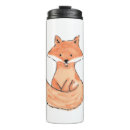 Recherche de dessin renard tasses Orange