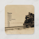 Recherche de locomotive cartes visite Vintage