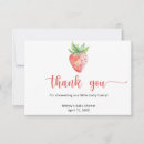 Recherche de la baie vœux cartes Fraise