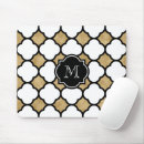 Recherche de géométrique noir et blanc tapis souris Tendance