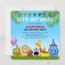 Recherche de safari anniversaire invitations Enfants
