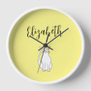 Recherche de dessin de chat horloges Pour elle