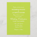 Recherche de vert citron invitations Minimaliste