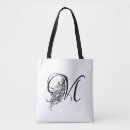 Recherche de floral tote bags Initiale