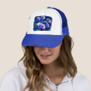 Recherche de floral bleu casquettes Violet