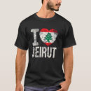 Recherche de beyrouth tshirts Drapeau