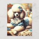 Recherche de caniche français cartes postales Dog
