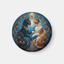 Zoek naar katten hemel magneten Blauw