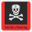 Recherche de jour de pirate autocollants Halloween