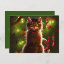 Recherche de chat de noël cartes postales Adorable