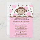 Recherche de singe brun invitations Fille