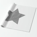 Recherche de étoile papier cadeau Gris