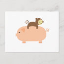 Recherche de singe cartes postales Kawaii