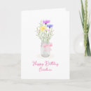 Recherche de vase de fleurs vœux cartes Pour elle